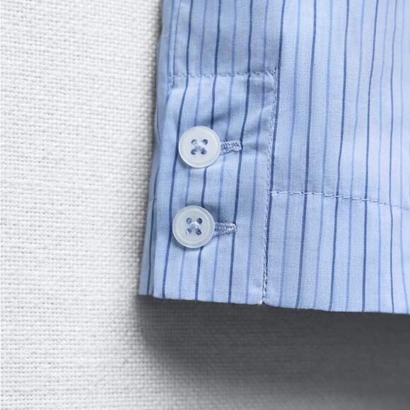 Zara Indigo Blue Cotton Boxer Shorts - Picture 5 of 10